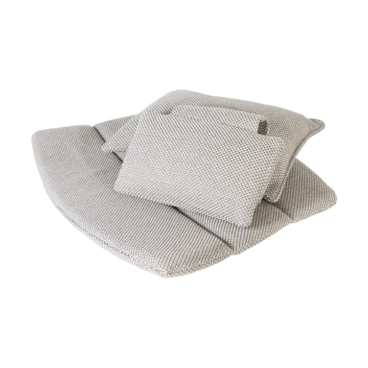 Coussins pour fauteuil lounge Breeze dossier haut - Focus light grey - Cane-line