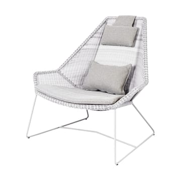 Coussins pour fauteuil lounge Breeze dossier haut - Focus light grey - Cane-line