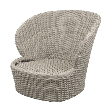 Fauteuil lounge Coast swivel - Sand (Flat Weave) - Cane-line