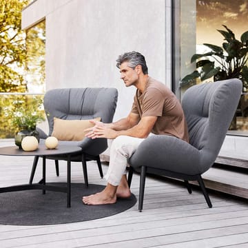 Fauteuil lounge Serene - Cane-Line airtouch grey - Cane-line