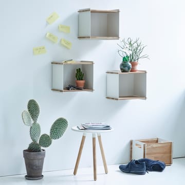 Rangement Box Wall - Lava grey, teak - Cane-line