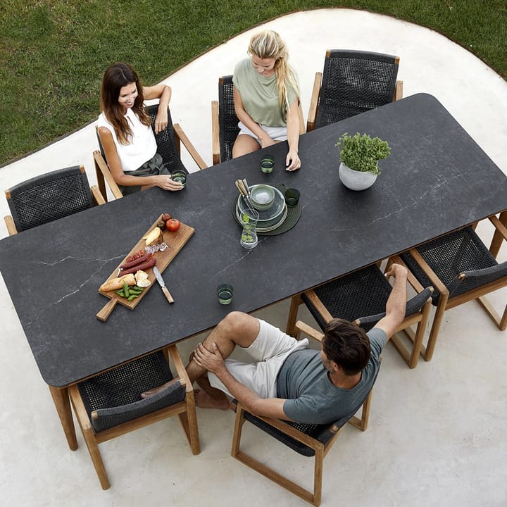 Table à manger Aspect, Fossil black-teak 210 cm Cane-line