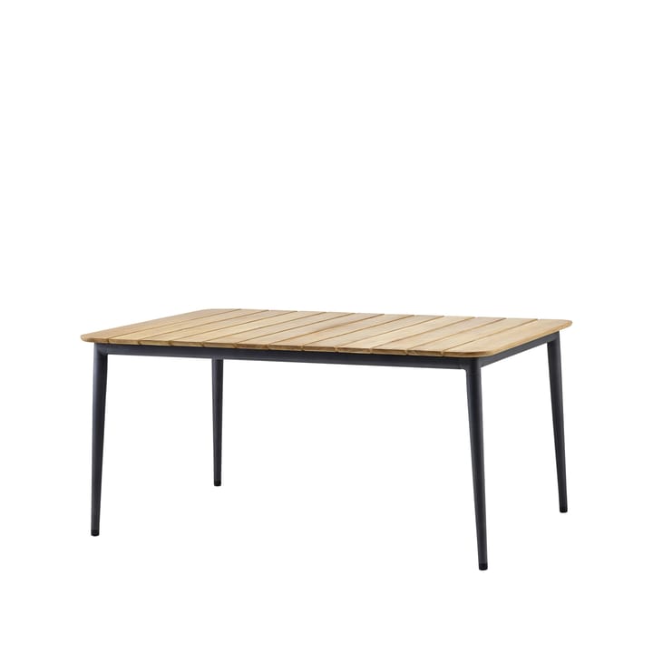 Table à manger Core teak 160x100x74 cm, Pied Lava grey Cane-line