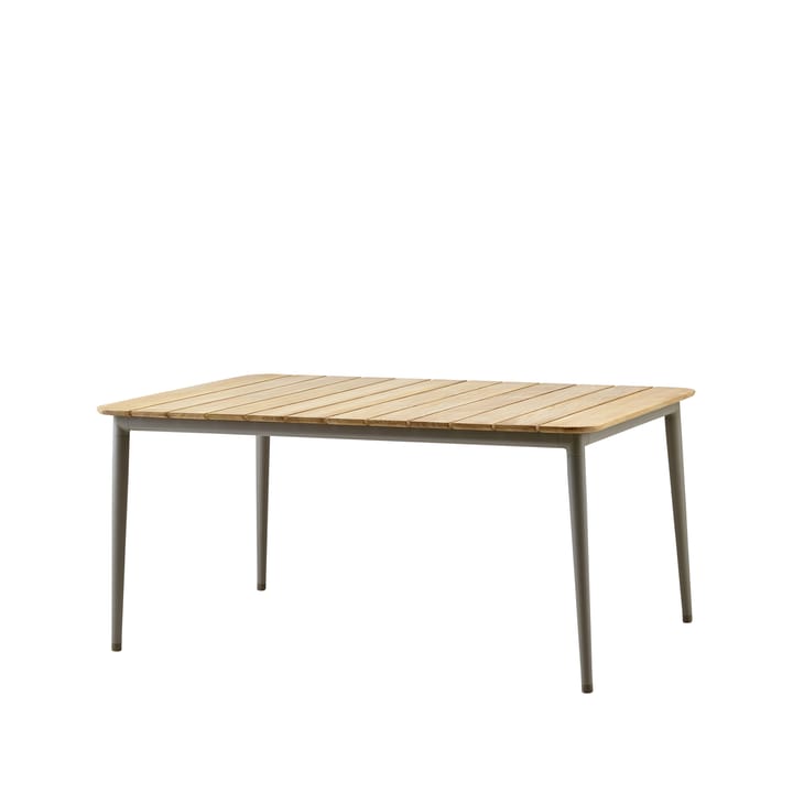 Table à manger Core teak 160x100x74 cm - Pied taupe - Cane-line