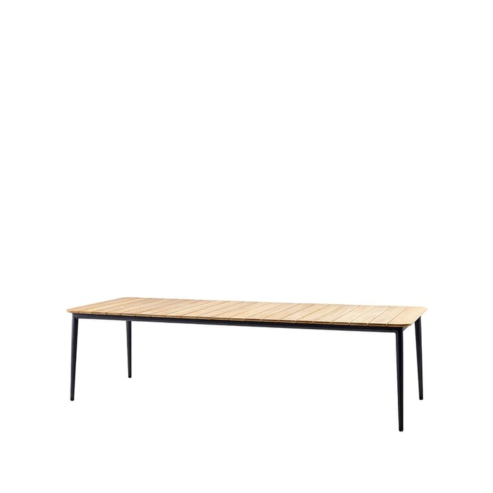 Table à manger Core teak 274x100x74 cm, Pied Lava grey Cane-line