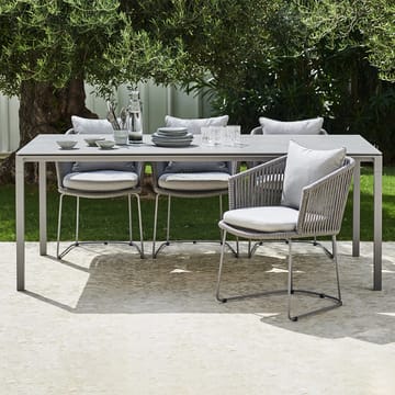 Table à manger Pure - Basalt grey-Lava grey 150x90 cm - Cane-line