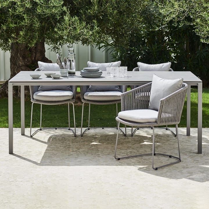 Table à manger Pure, Basalt grey-Lava grey 150x90 cm Cane-line