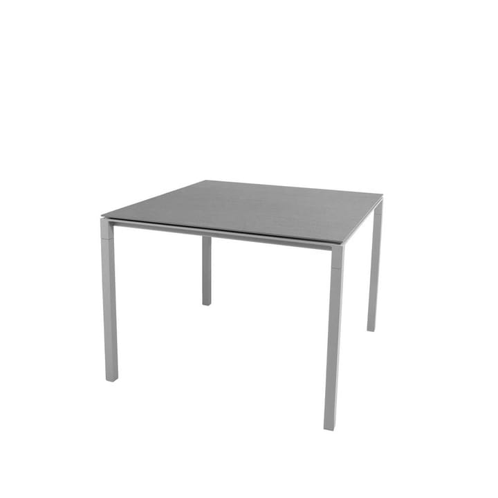 Table à manger Pure, Basalt grey-Light grey 100x100 cm Cane-line