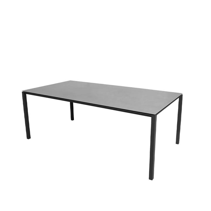 Table à manger Pure - Concrete grey-lava grey 200x100 cm - Cane-line