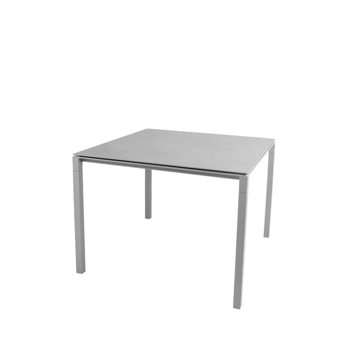 Table à manger Pure, Concrete grey - Light grey 100x100 cm Cane-line