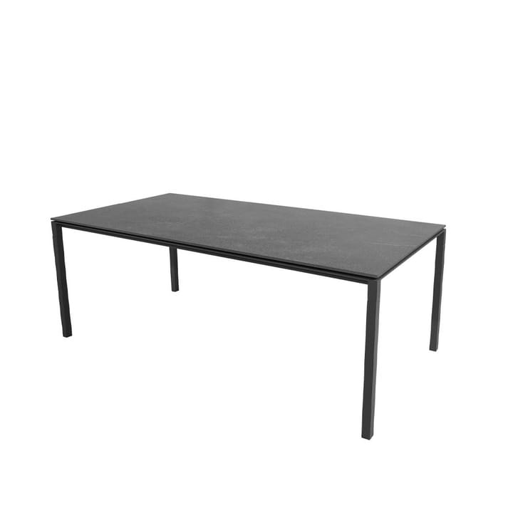 Table à manger Pure - Fossil black-lava grey 200x100 cm - Cane-line