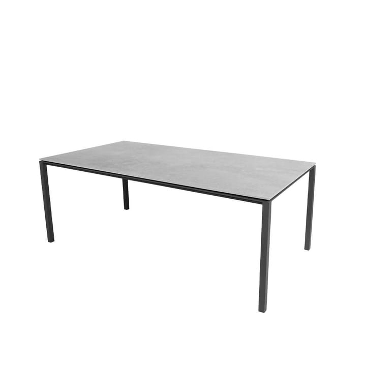 Table à manger Pure - Fossil grey-lava grey 200x100 cm - Cane-line