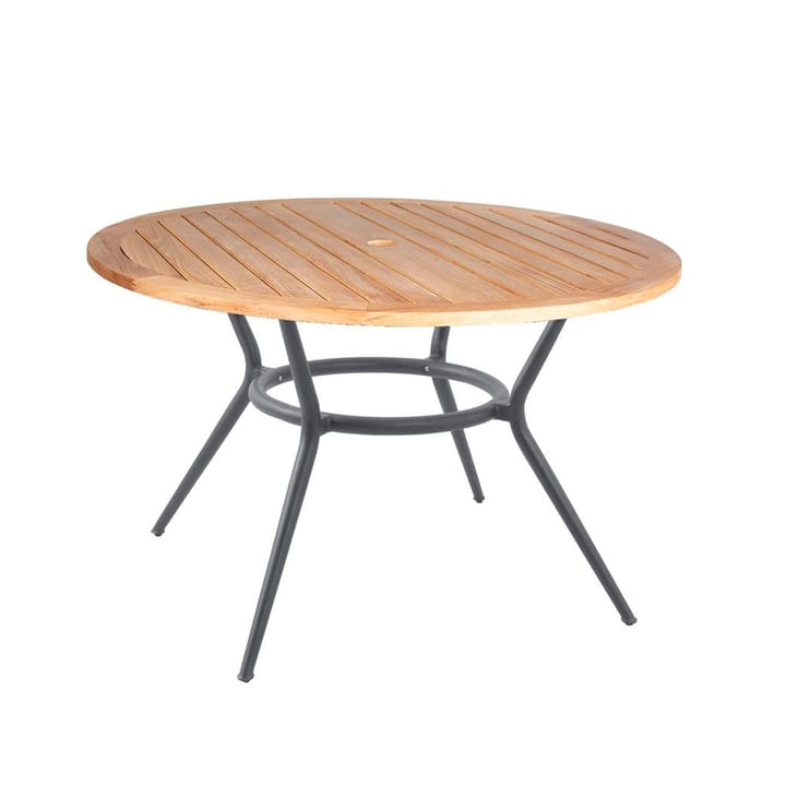 Table à manger ronde Joy, Teck-Light grey Ø120 cm Cane-line