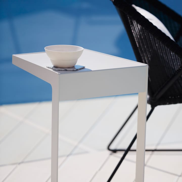 Table d'appoint Time Out, White Cane-line