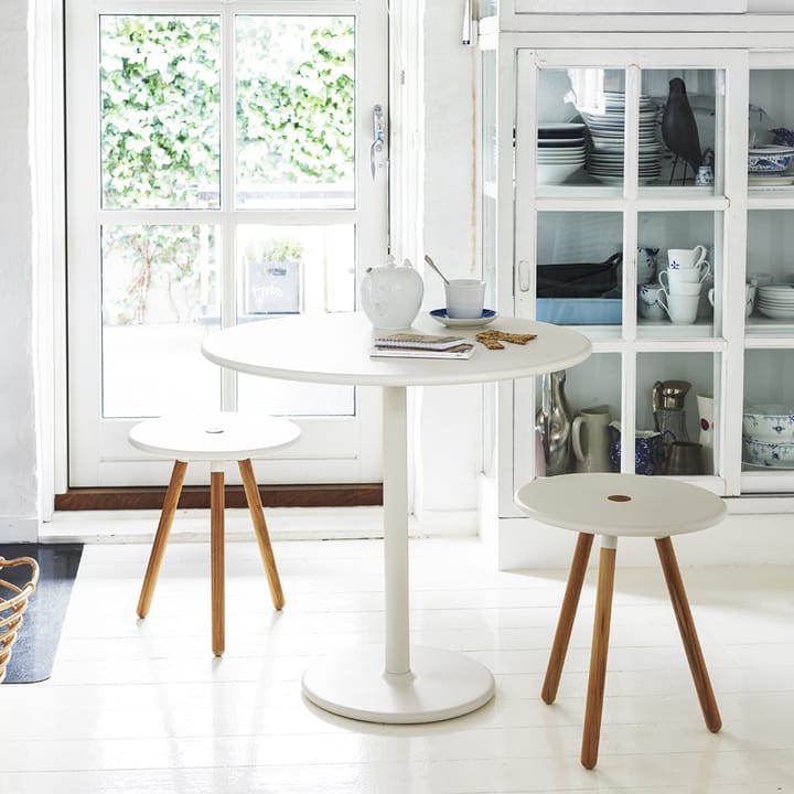 Table de café Go Ø80 cm, Lava grey-white Cane-line