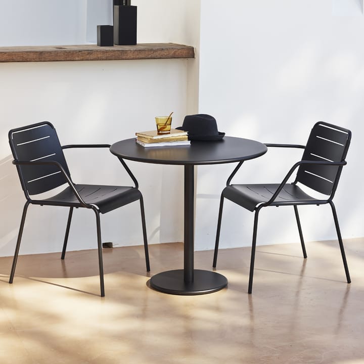 Table de café Go Ø80 cm, Lava grey-white Cane-line