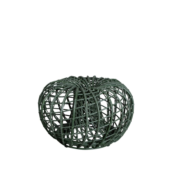 Table/tabouret Nest, Dark green, petit Cane-line