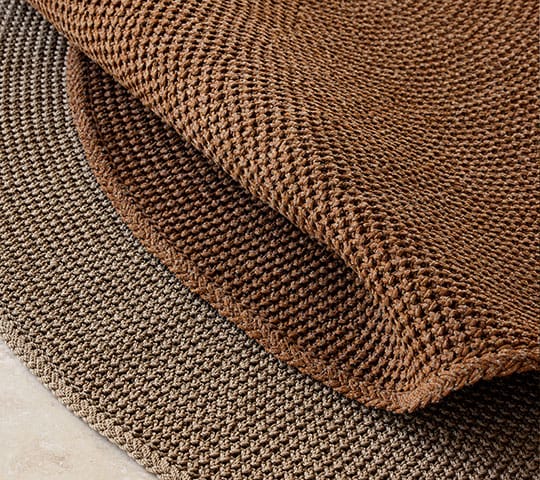 Tapis Knit Ø200 cm, Umber brown (Soft Rope) Cane-line