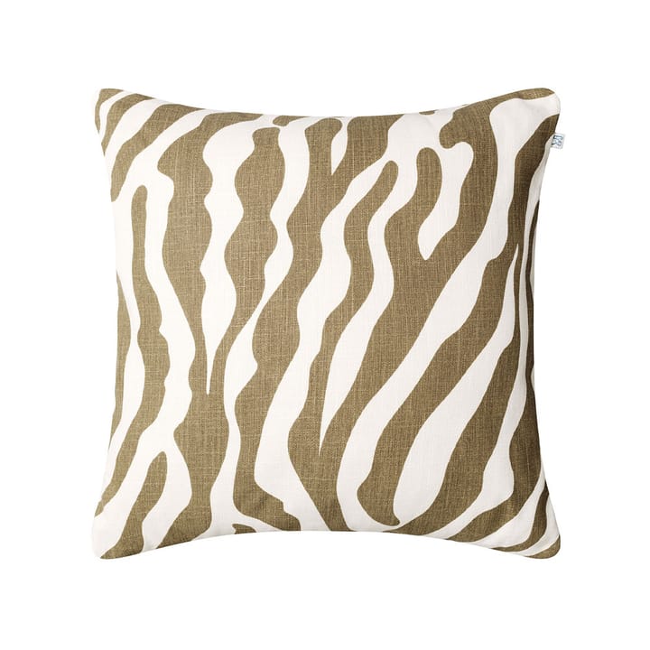 Coussin Zebra Outdoor 50x50 cm - shitake/off white - Chhatwal & Jonsson