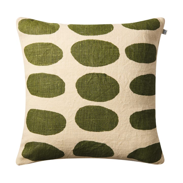 Housse de coussin Asim 50x50 cm - Beige-cactus green - Chhatwal & Jonsson