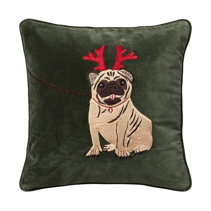 Housse de Coussin Holiday Dog 50x50 cm - Forest green - Chhatwal & Jonsson