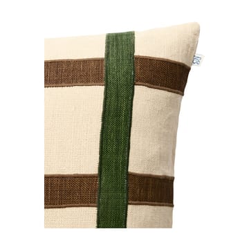 Housse de coussin Kiran 50x50 cm - Cactus Green-Taupe - Chhatwal & Jonsson