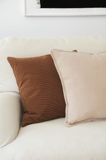 Housse de coussin Kunal 50x50 cm - Cognac - Chhatwal & Jonsson