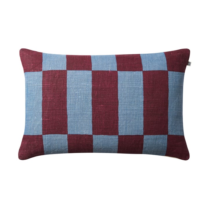 Housse de coussin Samar 40x60 cm - Dusty blue-ruby - Chhatwal & Jonsson