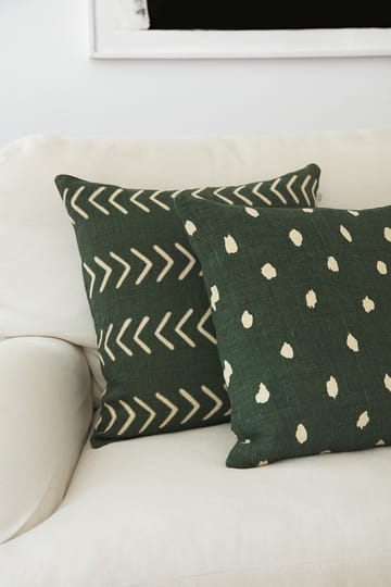 Housse de coussin Yash reverse 50x50 cm - Base verte - Chhatwal & Jonsson