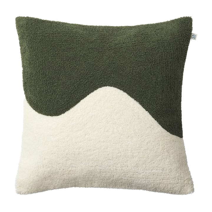 Housse de coussin Yogi 50x50 cm - Cactus green-off white - Chhatwal & Jonsson