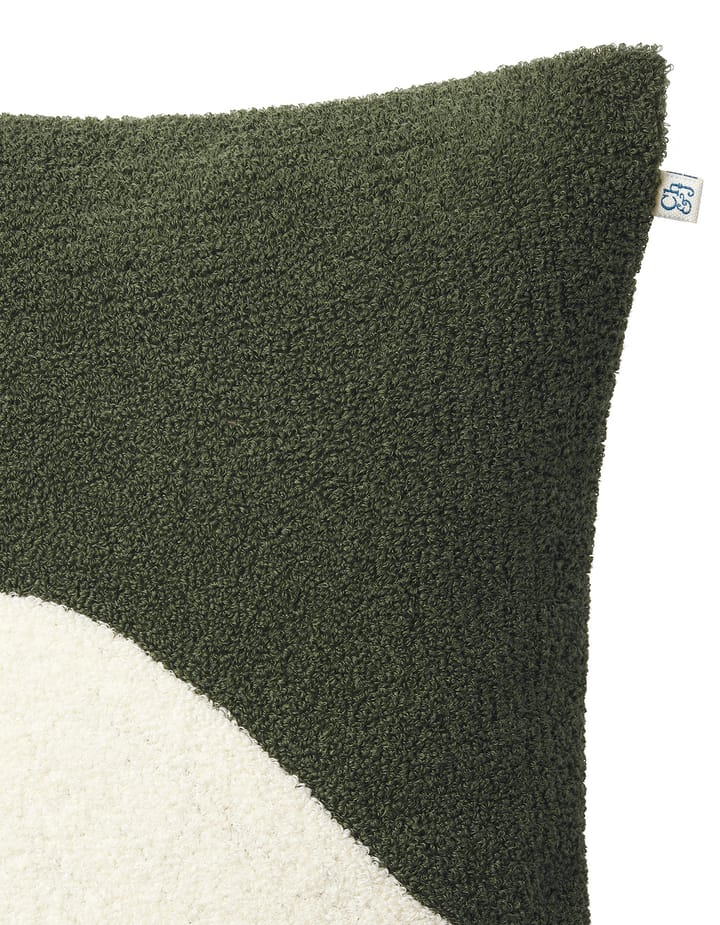 Housse de coussin Yogi 50x50 cm, Cactus green-off white Chhatwal & Jonsson