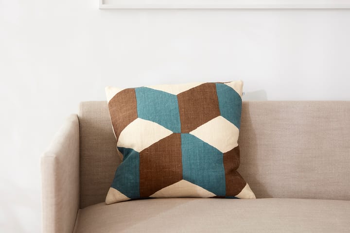 Taie Hawa 50x50 cm, Light beige-heaven blue-taupe Chhatwal & Jonsson