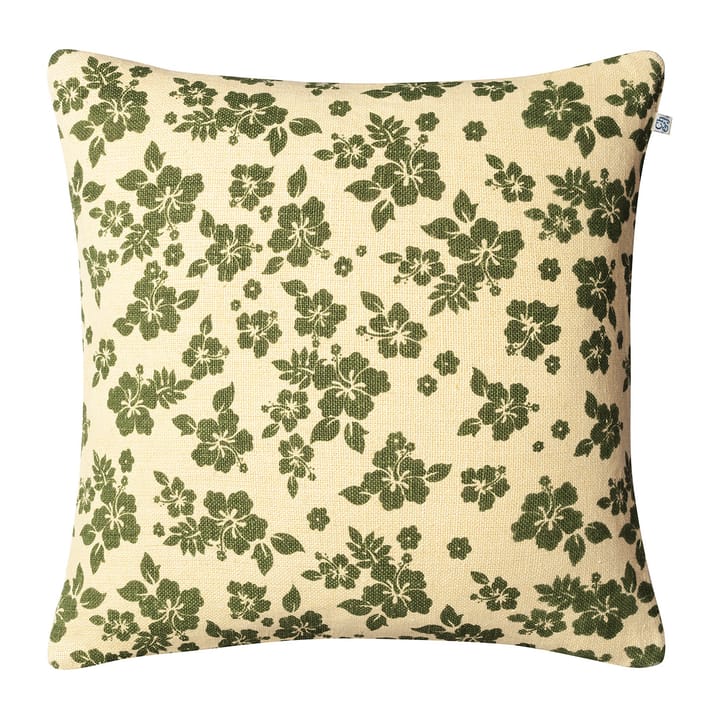 Taie Indu 50x50 cm - Light beige-cactus green - Chhatwal & Jonsson