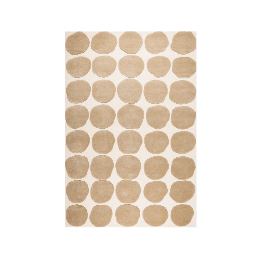 Chhatwal & Jonsson Tapis Dots light khaki/light beige, 230x320 cm