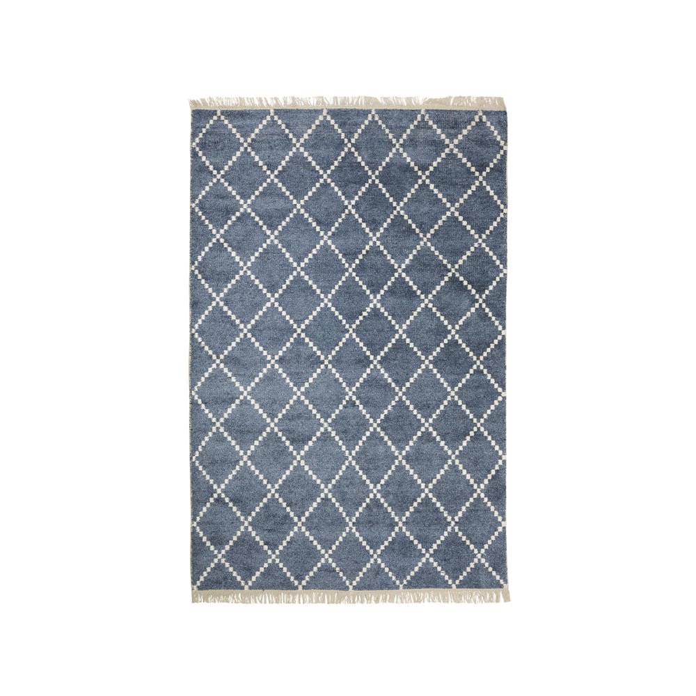 Chhatwal & Jonsson Tapis Kochi blue melange/offwhite, 180x270 cm