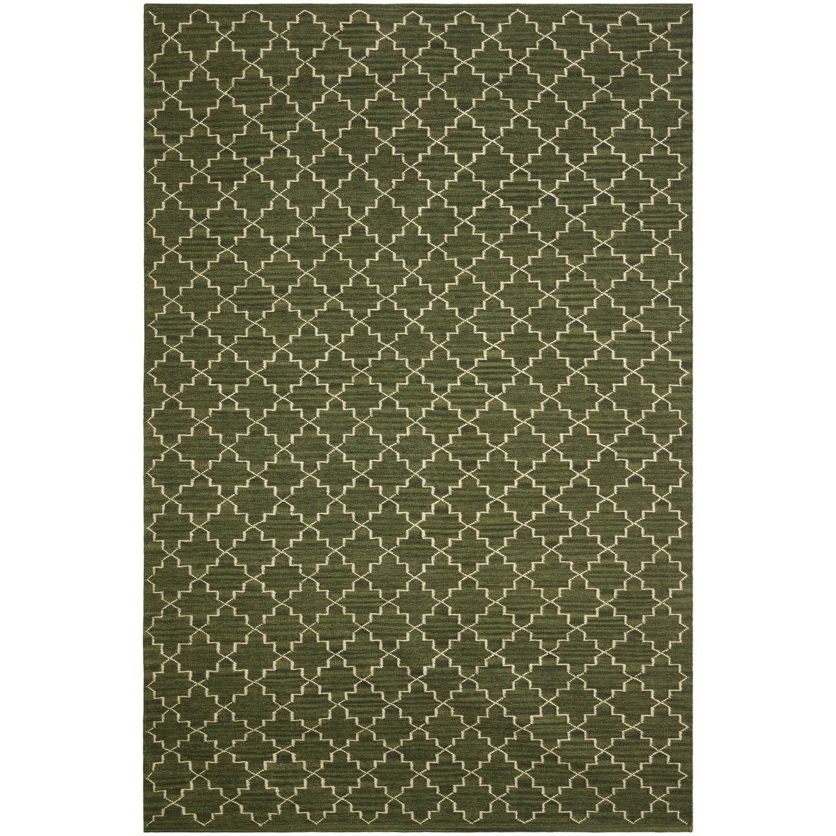 Chhatwal & Jonsson Tapis New Geometric 234x323 cm Green melange-off white