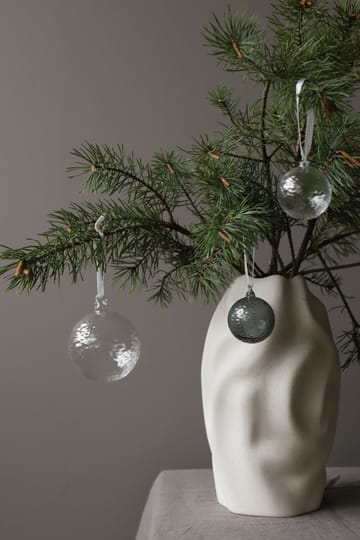 Boule de Noël Gry Marble Ø5 cm - Clear - Cooee Design