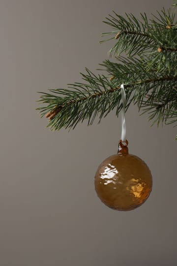 Boule de Noël Gry Marble Ø5 cm - Cognac - Cooee Design