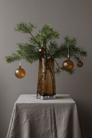 Boule de Noël Gry Marble Ø5 cm - Cognac - Cooee Design