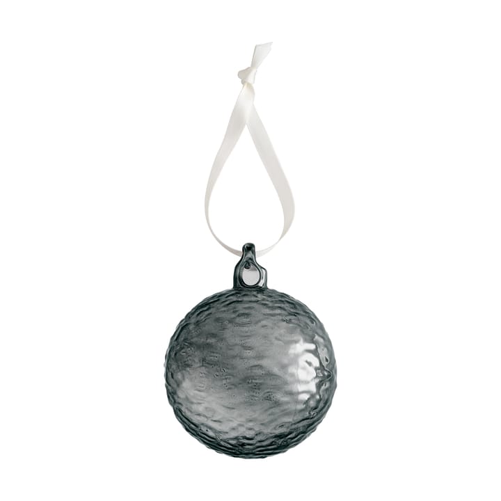 Boule de Noël Gry Marble Ø8 cm, Lot de 4 - Smoke - Cooee Design