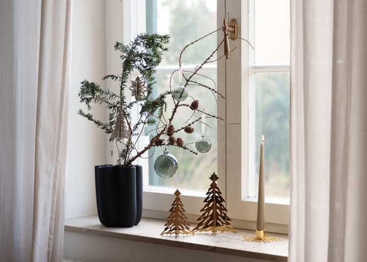 Sapin décoratif Pinetree 20 cm, Laiton Cooee Design