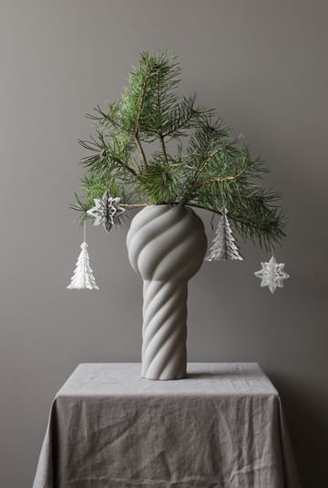 Suspension décorative Paper Pinetree lot de 2 - Naturel - Cooee Design