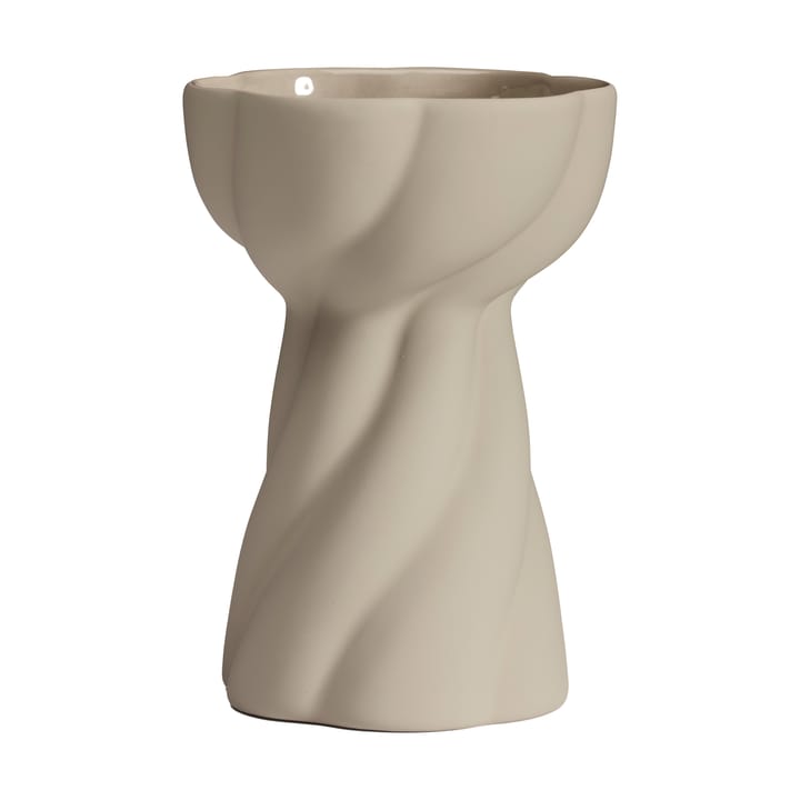 Vase ampoule Twist 12,8 cm - Sable - Cooee Design