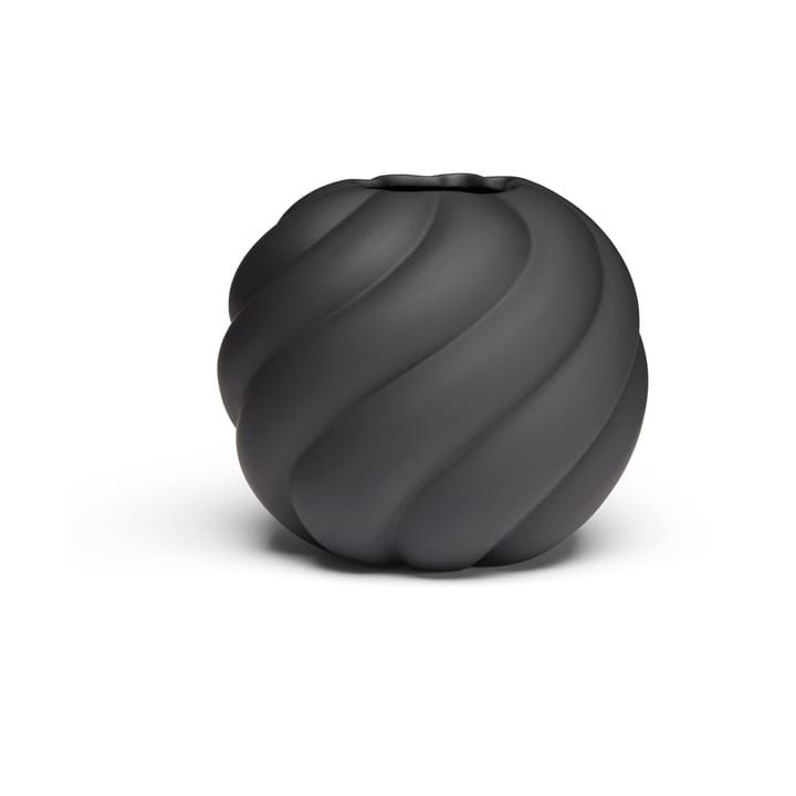 Vase boule Twist 12 cm - Noir - Cooee Design