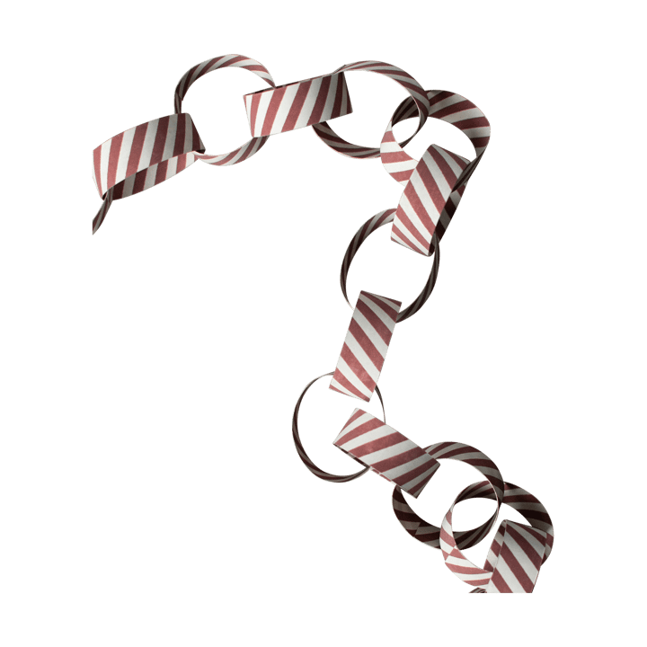 Guirlande Garland rayée - Red-white - DBKD