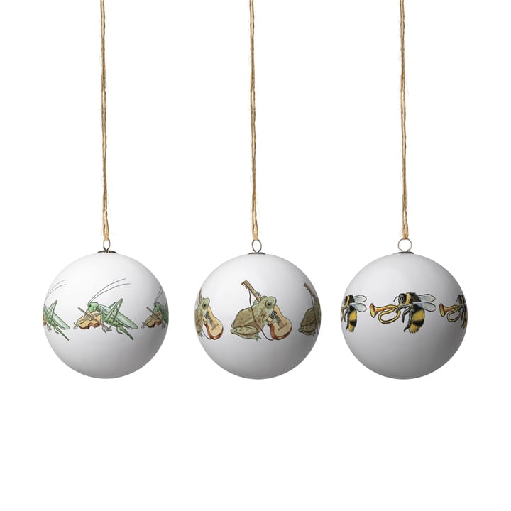 Boules de Noël Elsa Beskow lot de 3 - Set no 9 - Design House Stockholm