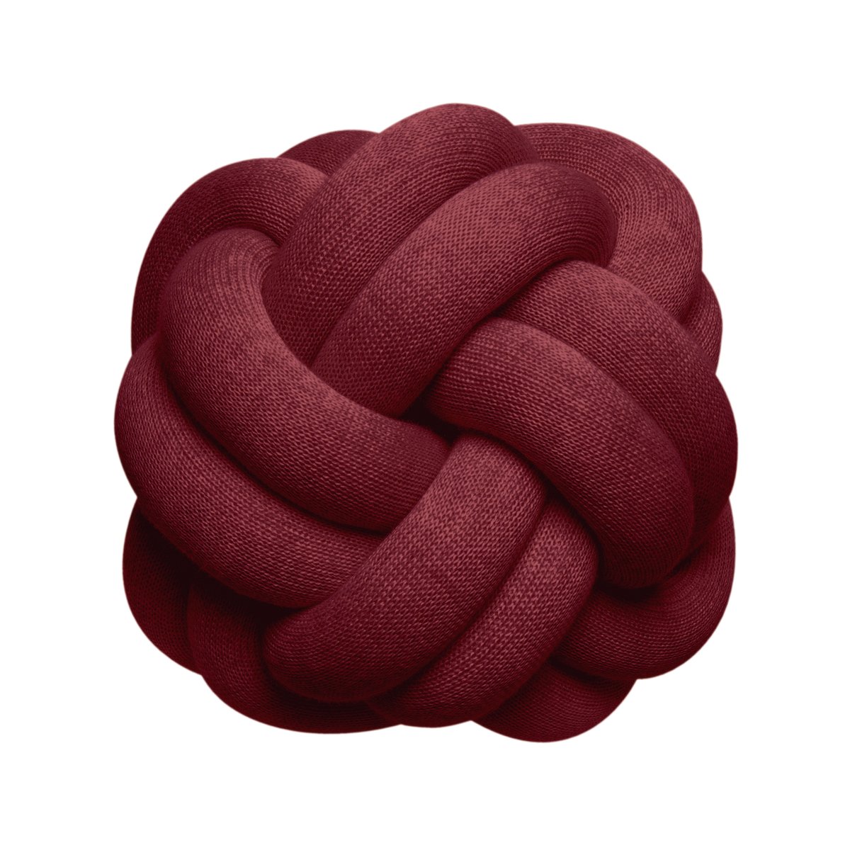 Design House Stockholm Coussin Knot Bordeaux