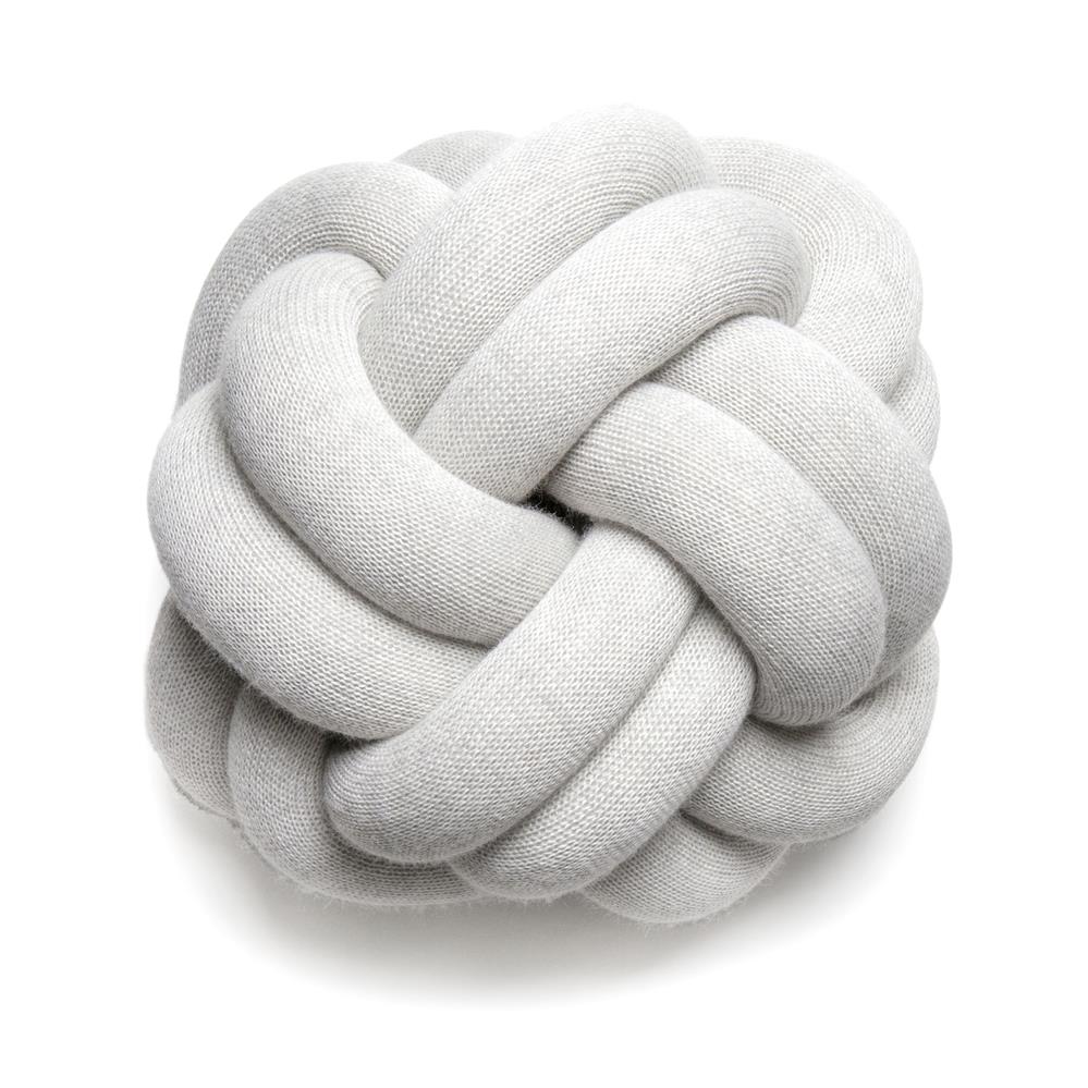 Design House Stockholm Coussin Knot gris clair