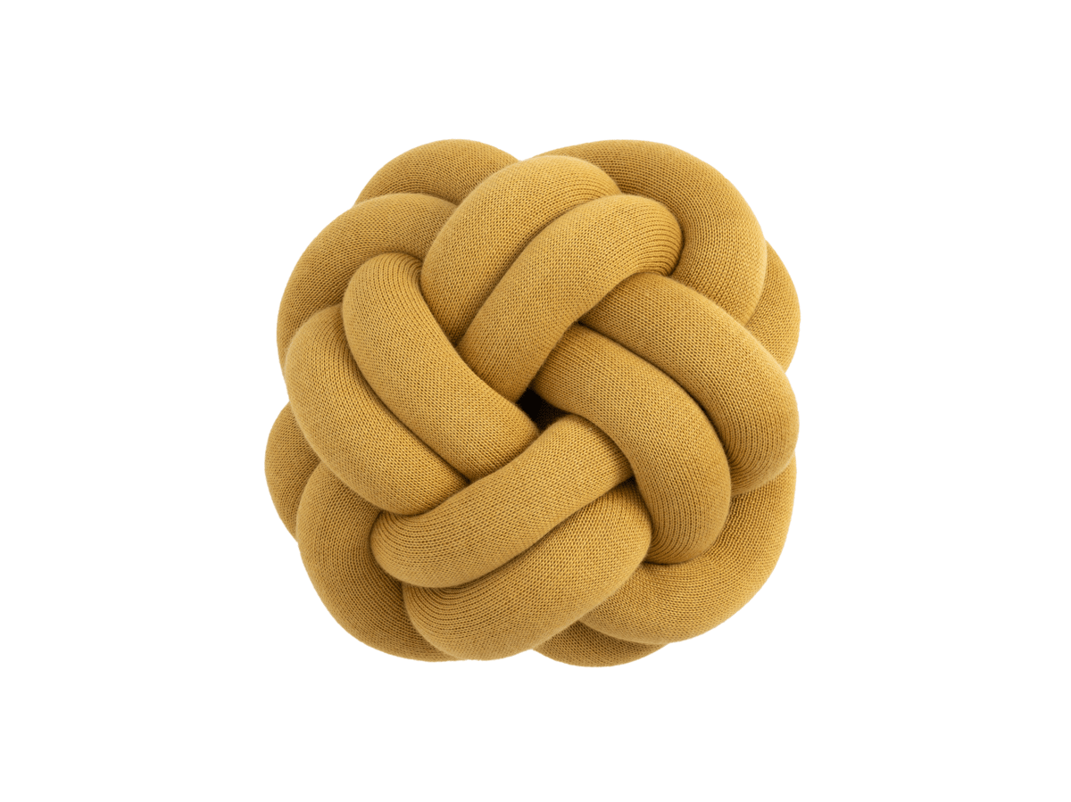 Design House Stockholm Coussin Knot jaune