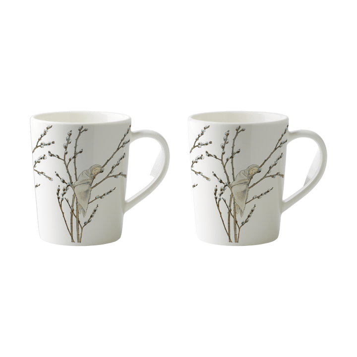 Mug Little Willow 10 cl lot de 2 - Blanc - Design House Stockholm